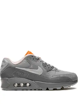 Nike: Светлые кроссовки Air Max 90