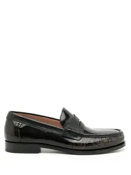 Salvatore Ferragamo: Чёрные туфли  Gancini