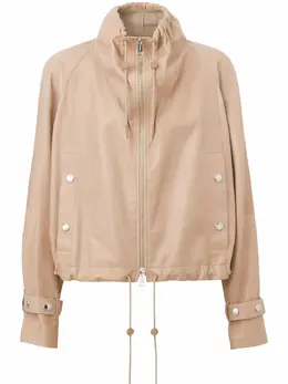 Burberry: Кожаная куртка 