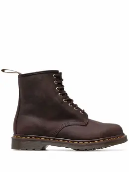 Dr. Martens: Коричневые ботинки 