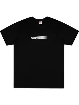 Supreme: Чёрная футболка  Motion Logo