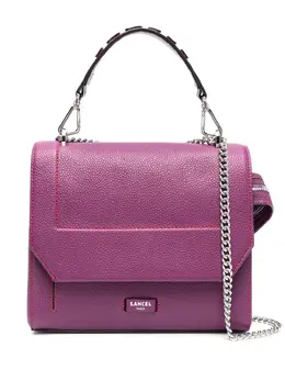 Lancel: Фиолетовая сумка 
