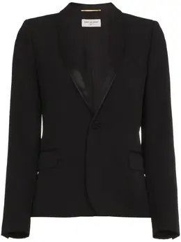 Saint Laurent: Чёрный жакет 