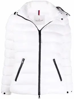 Moncler: Белая куртка  Bady