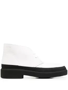 Clarks Originals: Белые ботинки 