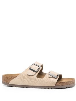 Birkenstock: Бежевые сандалии 