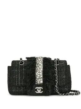 Chanel Pre-Owned: Чёрная сумка 
