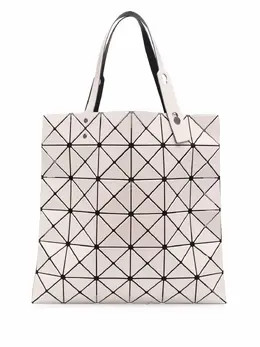 Bao Bao Issey Miyake: Бежевая сумка-шоппер