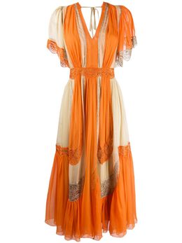 Alberta Ferretti: Шёлковое платье 