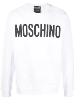 Moschino: Свитер с принтом 