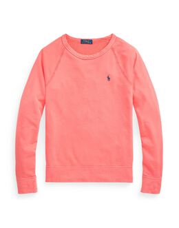 POLO RALPH LAUREN: Розовый свитшот 