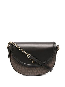 MICHAEL Michael Kors: Коричневая сумка через плечо 