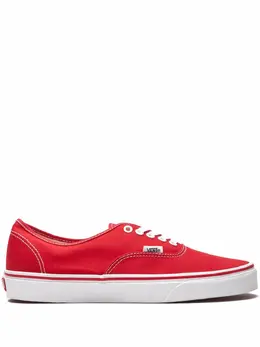 Vans: Красные кроссовки  Authentic