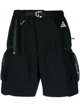 Nike: Чёрные шорты 