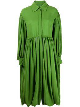 Valentino: Плиссированная рубашка 