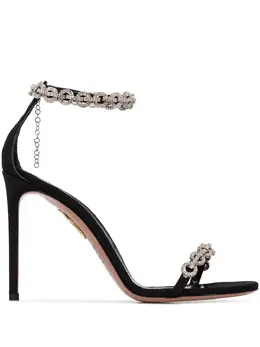 Aquazzura: Чёрные сандалии  Love Link