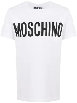 Moschino: Футболка с принтом 