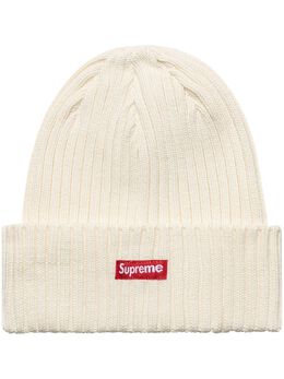 Supreme: Белая шапка  Overdyed