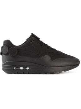 Nike: Чёрные кроссовки Air Max 1