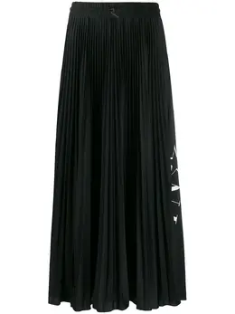 Valentino: Плиссированная юбка 