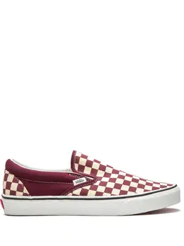 Vans: Белые кроссовки  Classic Slip On