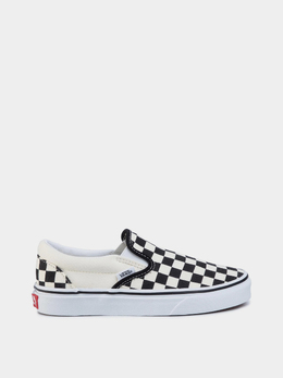 Vans: Белые мокасины  Classic Slip On