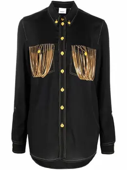 Burberry: Рубашка  Pocket с карманами