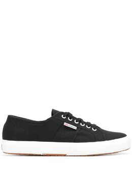 Superga: Чёрные кроссовки 