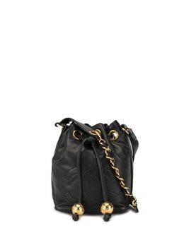 Chanel Pre-Owned: Чёрная сумка 