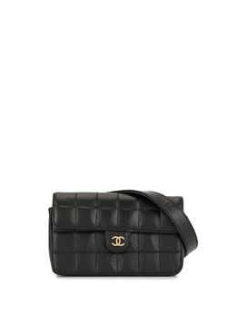Chanel Pre-Owned: Чёрная сумка 
