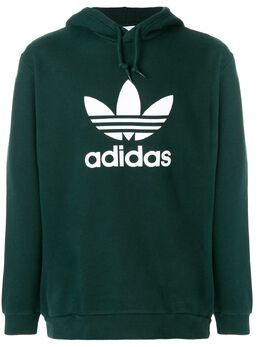 Adidas: Тёмная толстовка  Originals Trefoil