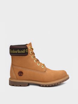 Timberland: Жёлтые ботинки 