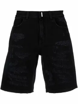 Givenchy: Рваные шорты 