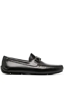 Salvatore Ferragamo: Чёрные туфли  Gancini