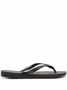 Havaianas: Чёрные шлёпанцы 