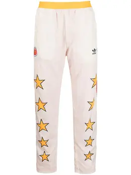 adidas: Белые брюки 