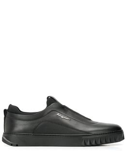 Salvatore Ferragamo: Чёрные мокасины 
