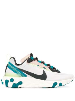 Nike: Белые кроссовки React Element 55