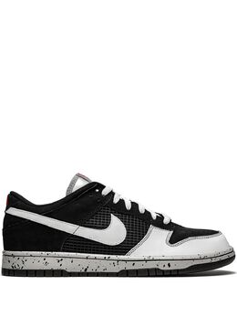 Nike: Чёрные кроссовки Dunk Low