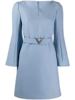 Valentino: Голубое платье 