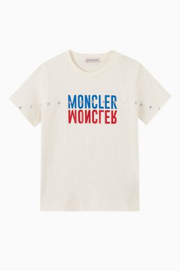 Moncler: Футболка с принтом