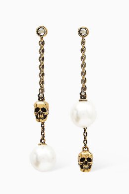 Alexander McQueen: Серьги Skull