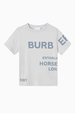 Burberry: Футболка Horseferry с принтом