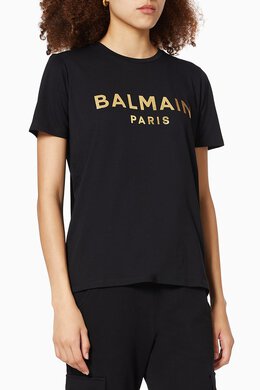 Balmain: Хлопковая футболка