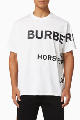 Burberry: Футболка Horseferry с принтом