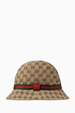 Gucci: Зелёная шляпа GG