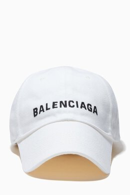 Balenciaga: Белая кепка