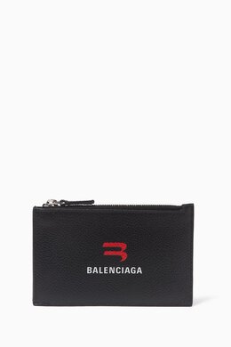 Balenciaga: Картхолдер Sport с принтом