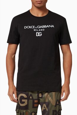 Dolce & Gabbana: Хлопковая футболка DG