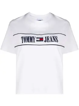 Tommy Jeans: Футболка с вышивкой